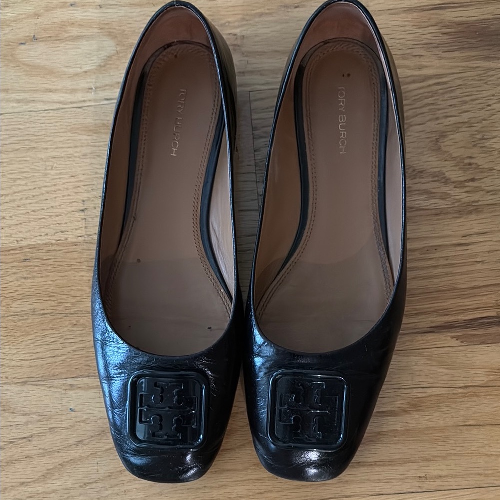 Tory Burch Black Leather Women's Shoes 8 C